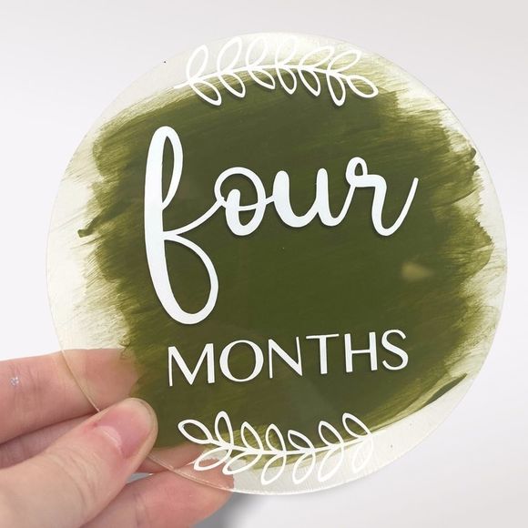 🆕 Baby Unisex Monthly Milestone Markers - Picture 5 of 8